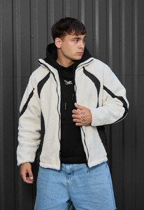 Фото - Хутряна куртка для хлопців Staff nuro black & white - Men box