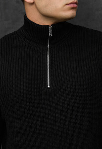 Фото - Чорний оверсайз светр Staff 91 black oversize - Men box