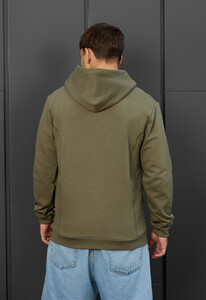 Фото - Однотонне худі кольору хакі Staff zip khaki logo - Men box