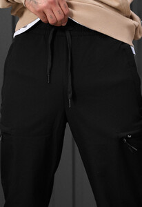 Фото - Мужские черные штаны карго Staff cargo tri black - Men box