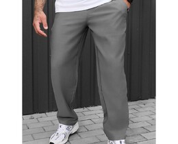 Фото - Однотонные мужские штаны Staff pli gray - Men box