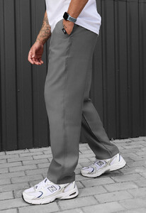 Фото - Однотонні чоловічі штани Staff pli gray - Men box