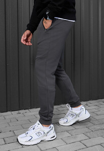 Фото - Спортивки темно-сірого кольору Staff wol dark gray - Men box
