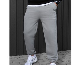 Фото - Брендовані спортивні штани Staff logo light gray - Men box