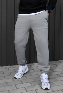 Фото - Брендовані спортивні штани Staff logo light gray - Men box