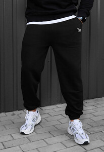 Фото - Чорні спортивні штани з лого Staff logo black - Men box