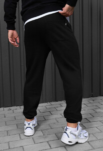 Фото - Чорні спортивні штани з лого Staff logo black - Men box