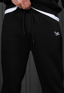 Фото - Чорні спортивні штани з лого Staff logo black - Men box