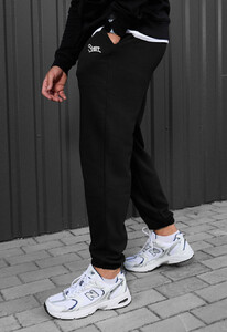 Фото - Чорні спортивні штани з лого Staff logo black - Men box