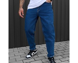 Фото - Темно-сині базові джинси Staff 13 navy baggy - Men box