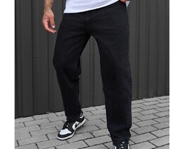 Фото - Чоловічі мом джинси Staff 923 black regular mom - Men box
