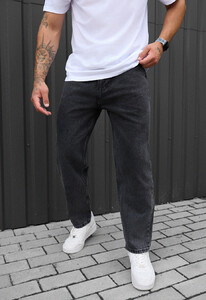 Фото - Універсальні мом джинси Staff 923 dark gray regular mom - Men box