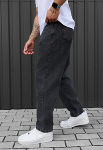 Фото - Універсальні мом джинси Staff 923 dark gray regular mom - Men box