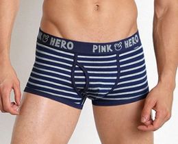 Фото - Боксери чоловічі Pink Hero смугасті. Колір: темно-синій - Men box