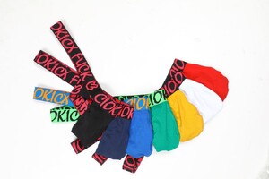 Фото - Трусы джоки Ciokicx синего цвета с оранжевым текстом - Men box