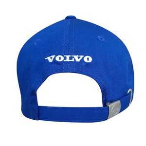 Фото - Автомобильная кепка бренда Sport Line синяя с лого Volvo - Men box