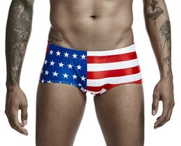 Фото - Купальные плавки Seobean с американским флагом - Men box