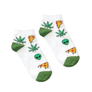 Фото - Короткие носки от Sunny Focks Alien Pizza Weed - Men box