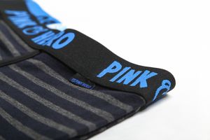 Фото - Мужское нижнее белье Pink Hero черного цвета в полоску - Men box