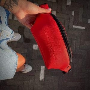 Фото - Бананка з брендовим логотипом. Колір: червоний - Men box