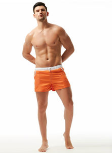 Фото - Плавательные шорты AQUX оранжевого цвета с карманами - Men box