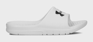 Фото - Пляжные унисекс шлепки Under Armour UA CORE PTH SL белого цвета - Men box