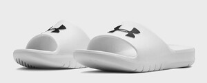 Фото - Пляжные унисекс шлепки Under Armour UA CORE PTH SL белого цвета - Men box