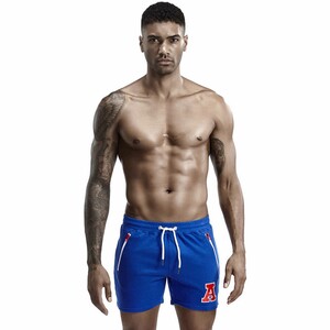Фото - Мужские шорты для спорта от бренда Tauwell синего цвета - Men box