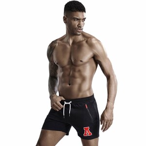 Фото - Мужские шорты от бренда Tauwell хлопковые черного цвета - Men box