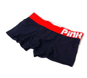 Фото - Темно-синие боксеры с красной резинкой Pink Hero - Men box