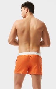 Фото - Шорты AQUX с гигиенической сеткой оранжевого цвета - Men box