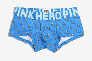 Фото - Барвисті боксери Pink Hero з морозивом. Колір: голубий - Men box