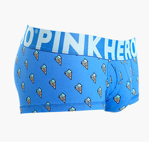 Фото - Барвисті боксери Pink Hero з морозивом. Колір: голубий - Men box