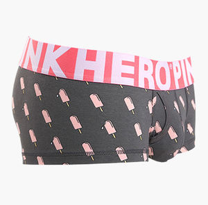 Фото - Боксери чоловічі Pink Hero сірі "Морозиво на паличці" - Men box