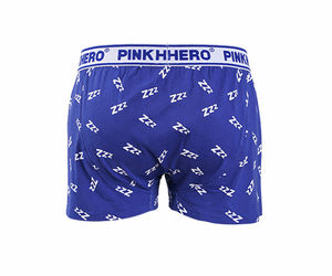 Фото - Семейные мужские трусы Pink Hero синие с принтом Zzz - Men box