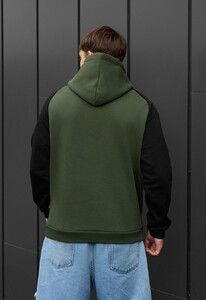 Фото - Оверсайз худі на флісі Staff khaki & black oversize fleece - Men box