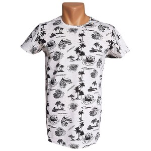 Фото - Футболка от FTX Sportwear белая с растительным принтом - Men box