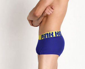Фото - Чоловічі труси боксерки Pink Hero. Колір синій. Артикул: 04-0593 - Men box