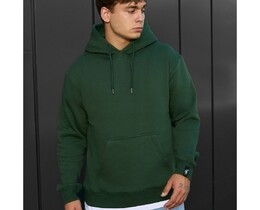 Фото - Утепленное мужское худи Staff green basic fleece - Men box