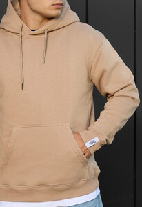 Фото - Базове худі для хлопців Staff beige basic fleece - Men box