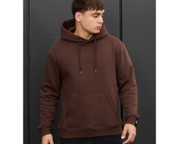 Фото - Чоловіче худі коричневого кольору Staff brown basic fleece - Men box
