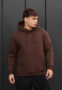 Фото - Мужское худи коричневого цвета Staff brown basic fleece - Men box