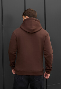 Фото - Мужское худи коричневого цвета Staff brown basic fleece - Men box