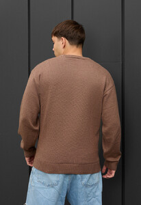 Фото - Коричневый мужской свитер Staff 102 brown - Men box