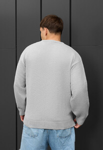 Фото - Мужской светло-серый свитер Staff 102 light gray - Men box