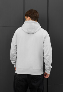Фото - Світло-сіре худі на замку Staff light gray logo zip - Men box