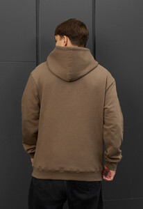 Фото - Однотонне худі для чоловіків Staff brown basic - Men box