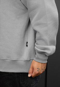 Фото - Теплый оверсайз свитшот Staff gray oversize fleece - Men box