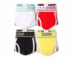 Фото - Чоловічі труси боксерки Pink Hero. Колір чорний. Артикул: 04-0594 - Men box