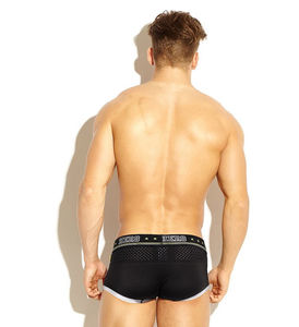 Фото - Чоловічі труси боксерки Pink Hero. Колір чорний. Артикул: 04-0594 - Men box
